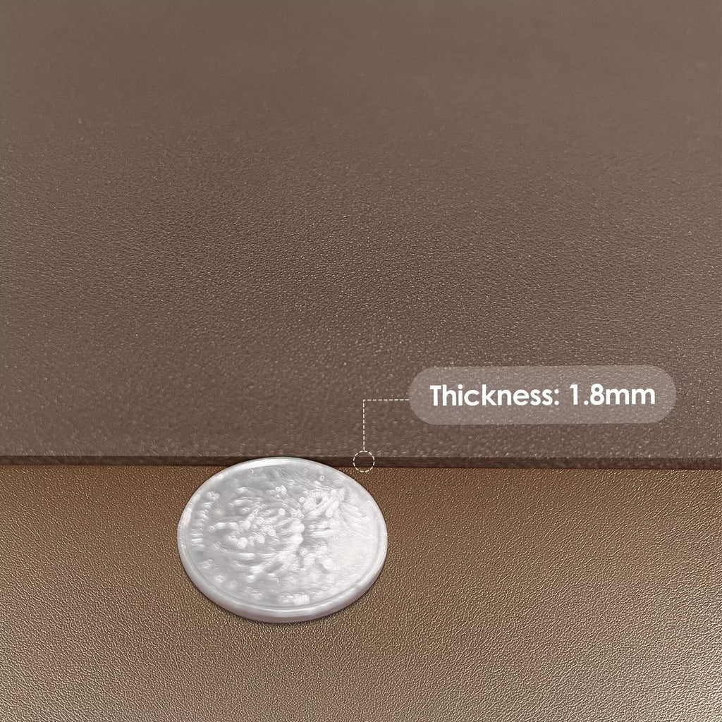 Zinkooat Dining Table Protector Pad for Dining Room Table - Can Be Used On Both Sides Waterproof and Easy to Clean Good Flatness Used for Dining Table(Mud Color+Champagne Gold 54x98)