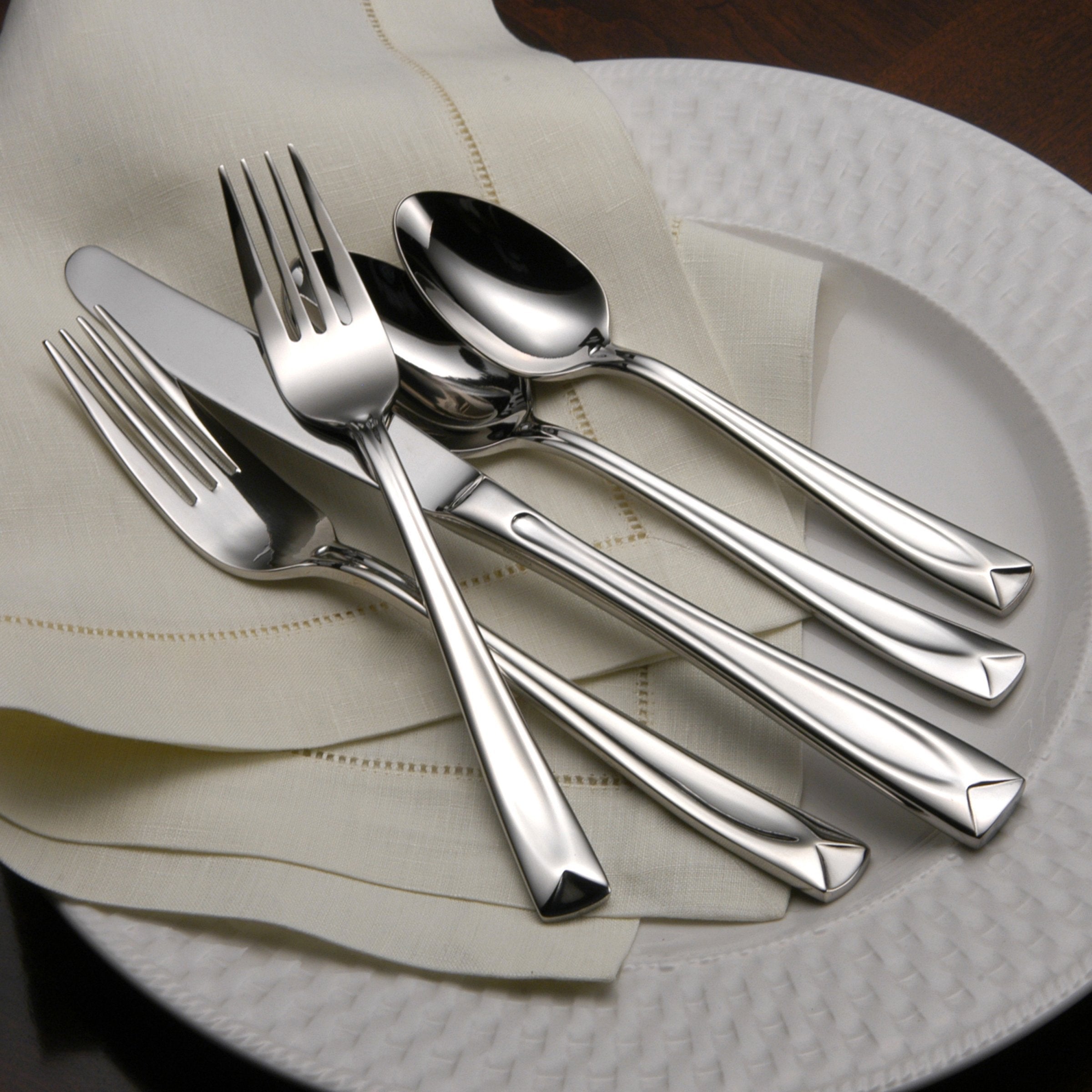 Oneida Lincoln 45-Piece 18/0 Silverware Set for 8, Flatware