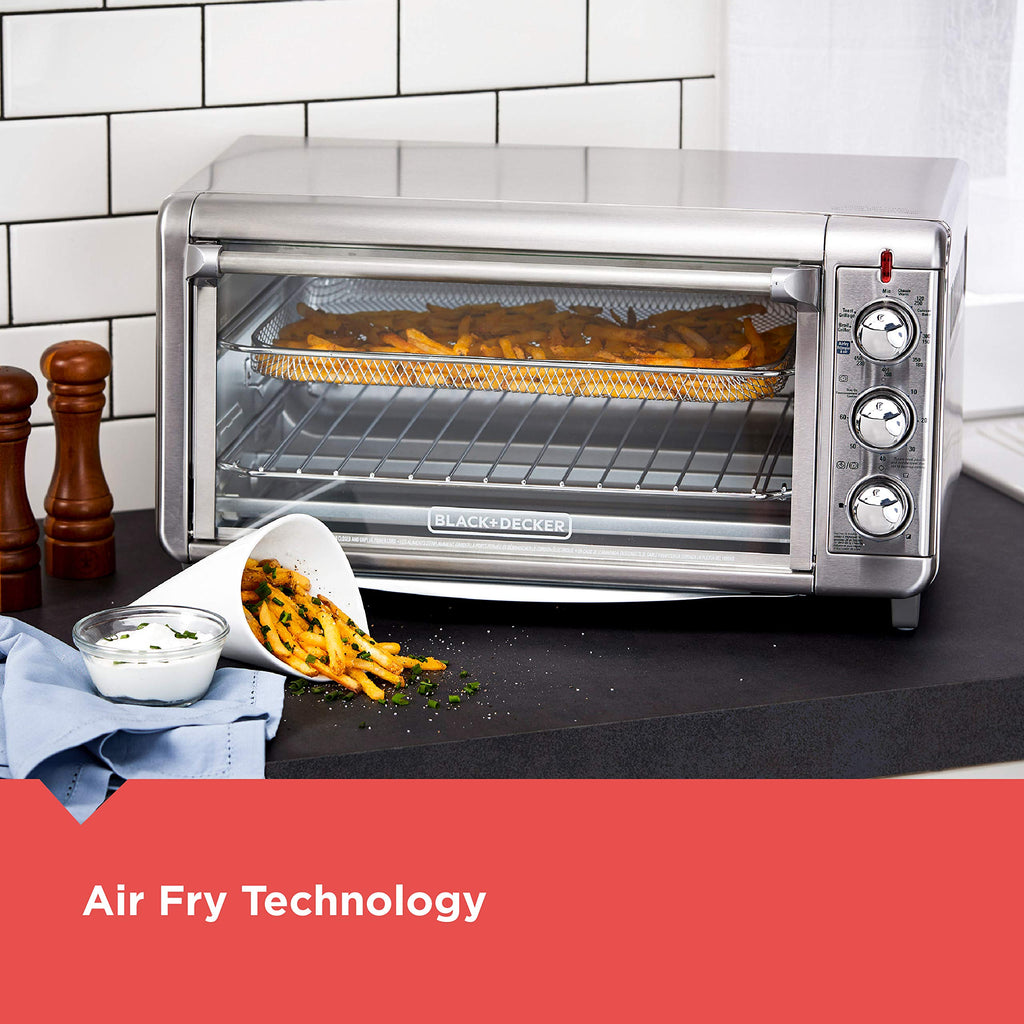 BLACK+DECKER XL 8-Slice Air Fry Toaster Oven, 5-in-1