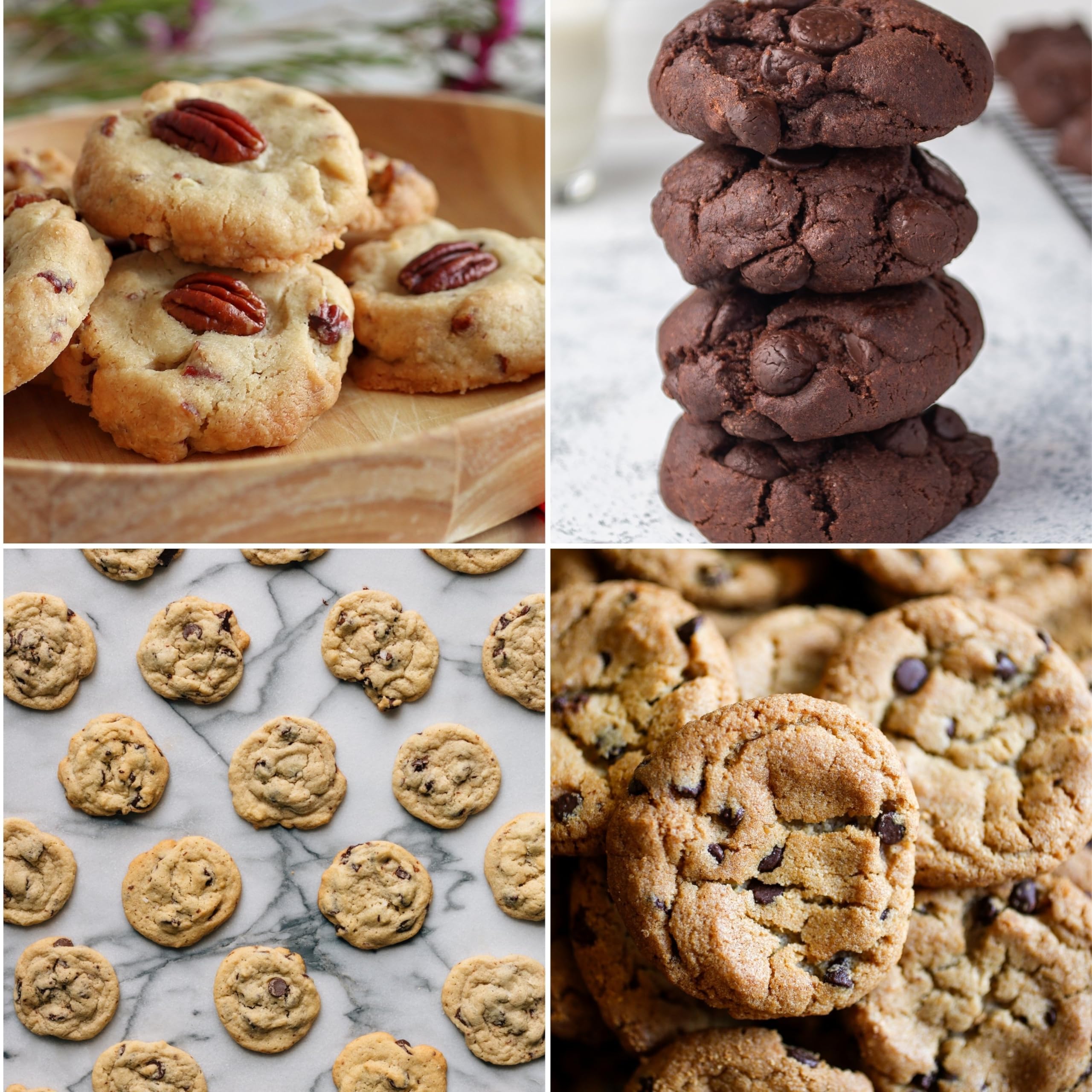 Commercial Quality Baking Sheet Pan Set, Pure Aluminum, Wrap Resistant, Large Flat Cookie Sheet 18" x 14", 100% Recycled Flat Baking Sheet Commercial Grade - The Natural Aluminum Collection