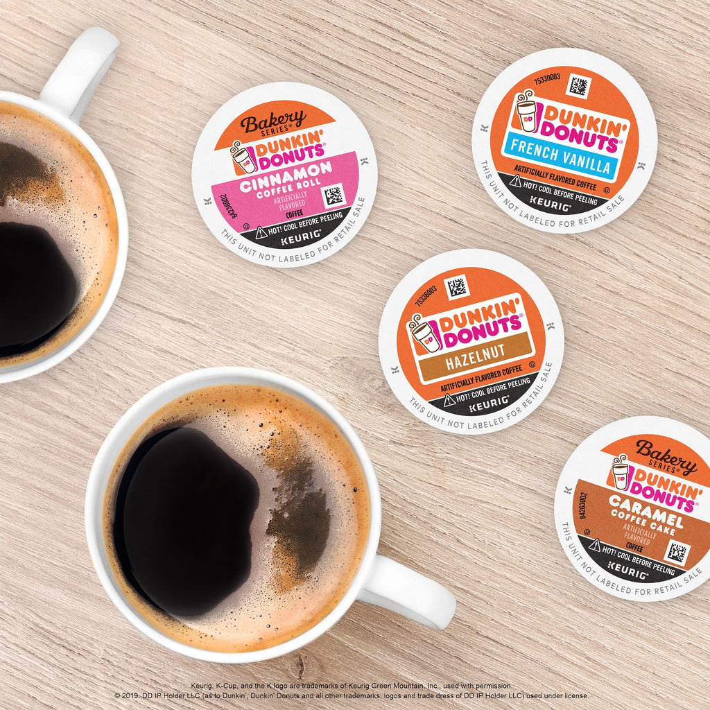 Dunkin’ French Vanilla Artificially Flavored Coffee, 60 Keurig K-Cup Pods