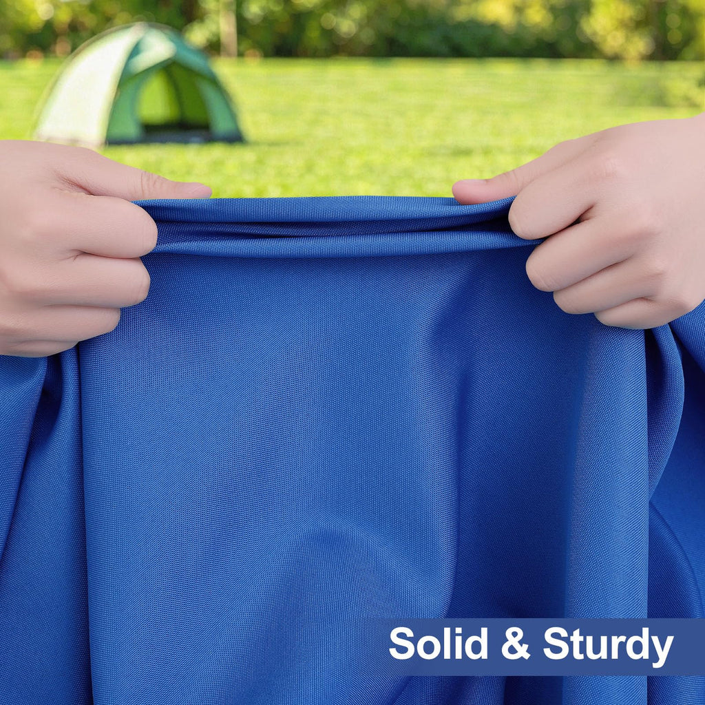 homing Rectangle Table Cloth Cover 4 Foot Blue Elastic Fitted Tablecloth