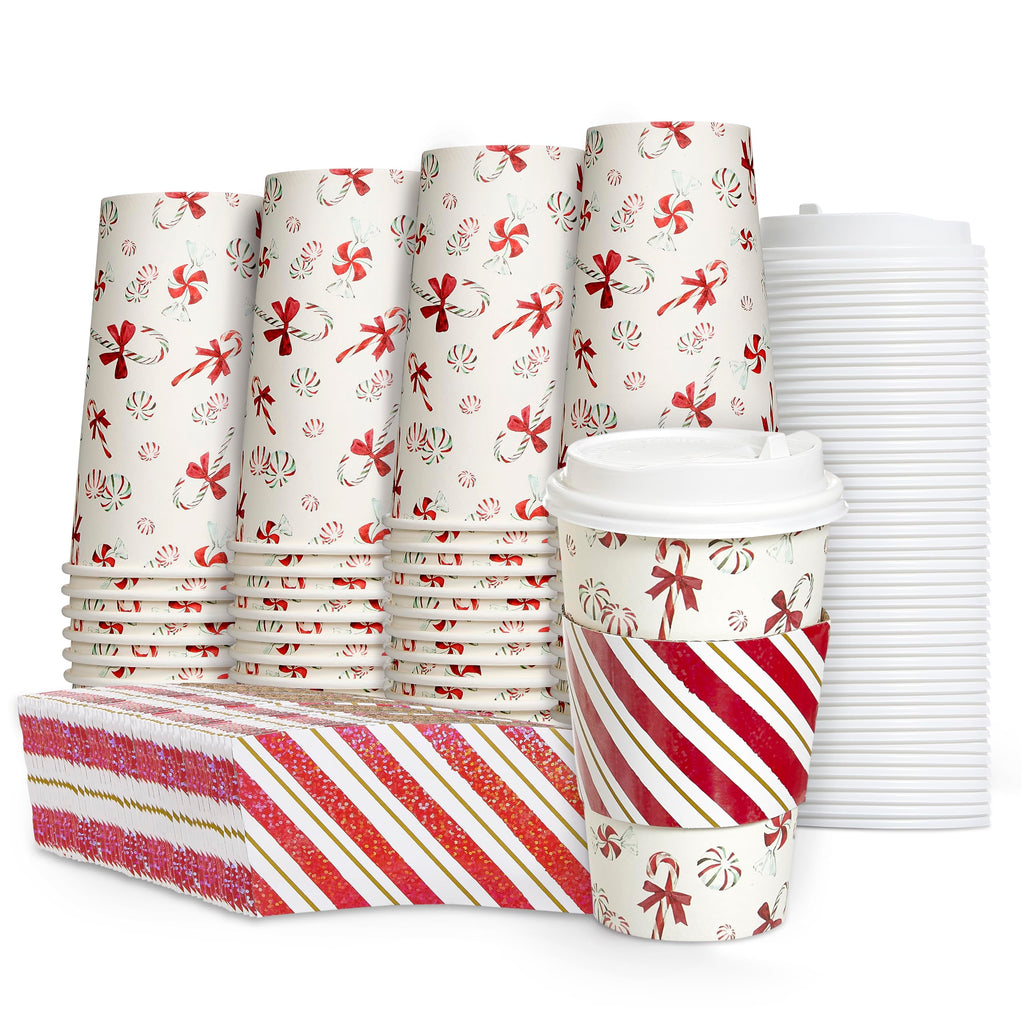 Papyrus Disposable Tabletop Dinnerware Set - Elegant and Sturdy Disposable Cups for Any Occasion, Holiday, Cups