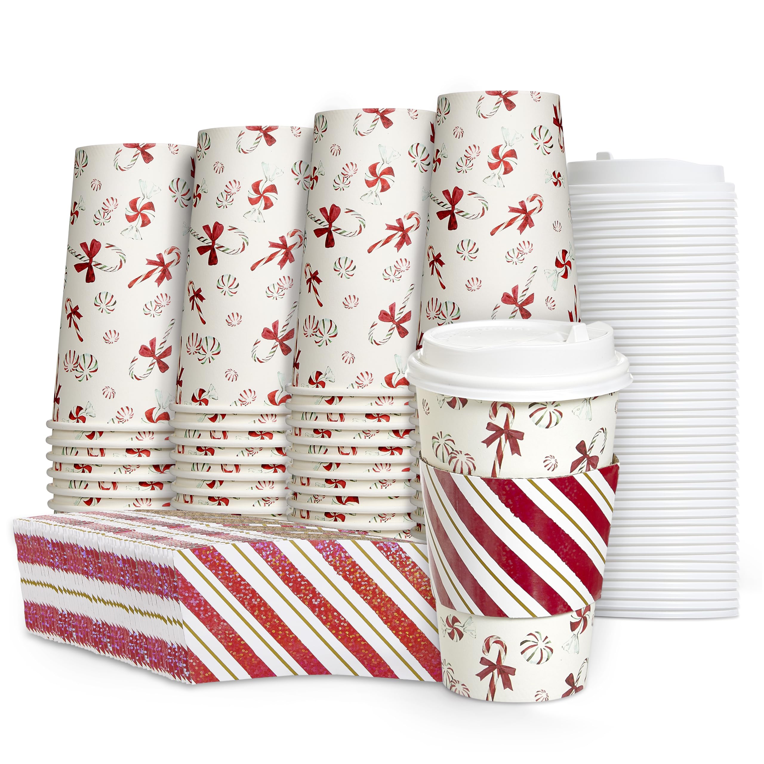 Papyrus Disposable Tabletop Dinnerware Set - Elegant and Sturdy Disposable Cups for Any Occasion, Holiday, Cups