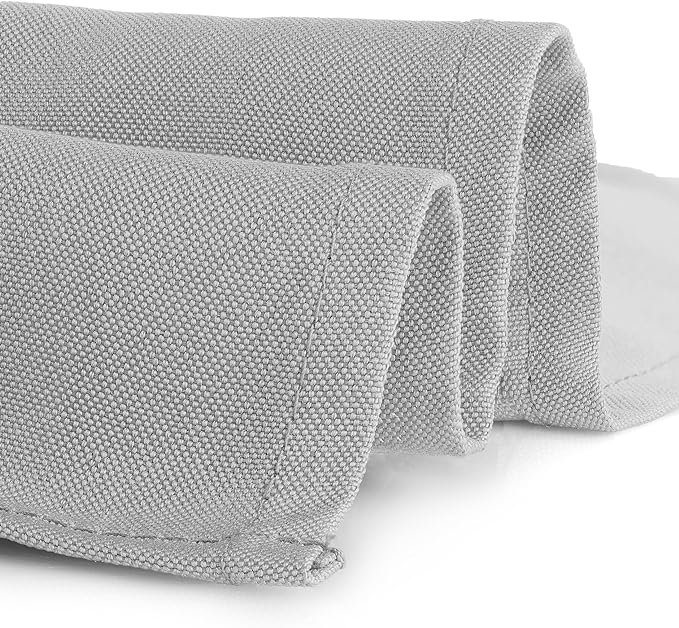 Gee Di Moda Rectangle Tablecloth - 70 x 120 Inch Silver Table Cloth for 6 or 8 Foot Rectangle Table - Heavy Duty Washable Fabric - for Buffet Table, Holiday Party, Dinner, Wedding & Baby Shower